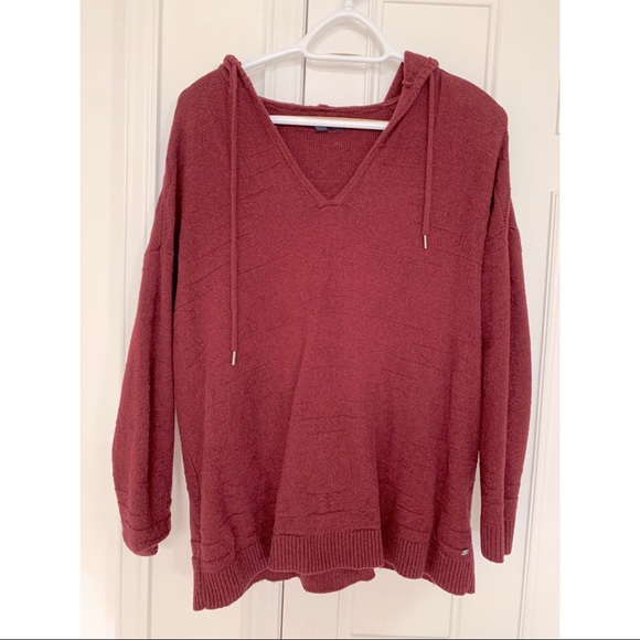 Burgundy American Eagle Sweater - Picture 1 of 2